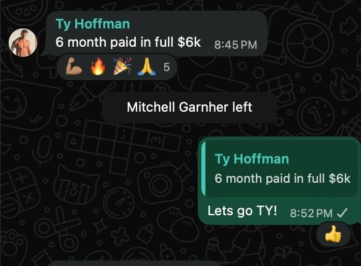 Testimonial screenshot 3